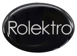 Logo von Rolektro in Schwarz und Weiß
