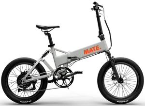 MATE E-Bikes Fusion in Silver Comet – schlankes, kompaktes E-Bike mit Vollfederung