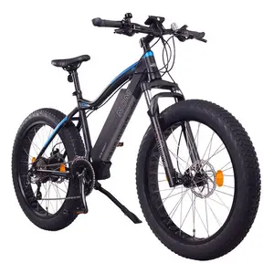 NCM Aspen Plus schwarzes elektrisches Fatbike für Offroad- und Stadteinsatz der Marke NCM E-Bikes