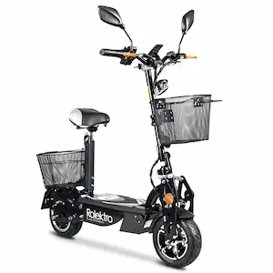 Leichter E-Scooter mit Lithium-Akku und stylischem Look – ideal für Freizeit und Alltag.
