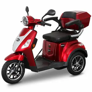Dreirädriges Elektromobil mit stabilem Aufbau für komfortables, sicheres Fahren.