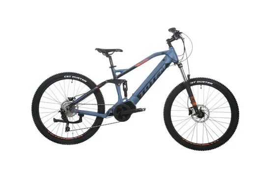 TOTEM Carry Fully E-Mountainbike in Blau – vollgefedertes E-Bike mit Vinka Mittelmotor