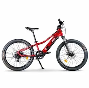 UrbanBiker E-Bikes Berna Kids in Rot – sicheres Kinder-E-Bike mit hydraulischen Scheibenbremsen